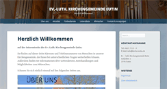 Desktop Screenshot of kirche-eutin.de