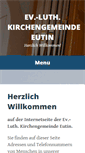 Mobile Screenshot of kirche-eutin.de