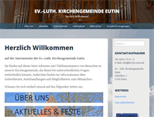 Tablet Screenshot of kirche-eutin.de